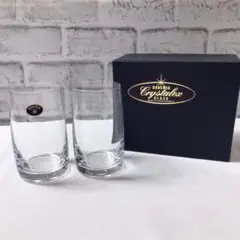 【未使用】ボヘミアグラス 2客セット