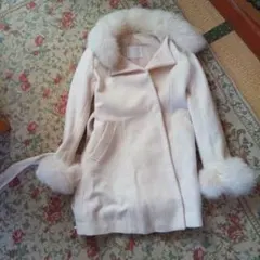 CECIL McBEE ファー付きロングコート