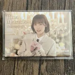 櫻坂46　松田里奈　ローソン　スクエア缶バッジ