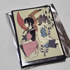 カゲロウプロジェクト カゲプロ スクエア花札缶バッジ ヒビヤ ヒヨリ