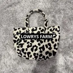 LOWRYS FARM レオパード柄 2WAY トートバッグ