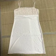 ラ　エスト　サーモンピンク レース スリップ・ペチコート