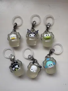 サンリオ はぴだんぶい なりきりオイスター めじるしアクセサリー 6種
