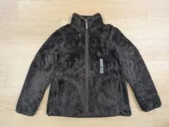 【新品未使用】ユニクロ　リバーシブル ボアフリースジャケット ブラウン　L