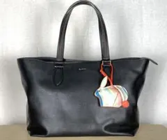 Paul Smith（ポールスミス）スワールラビットチャームレザー トートバッグ Paul Smith（ポールスミス）スワールラビットチャームレザー トート