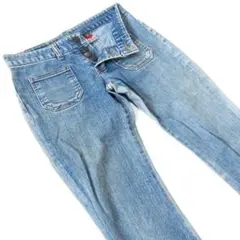 ココルル▼ストレッチブーツカットデニム▼25インチ▼ウエスト約70cmのサムネイル