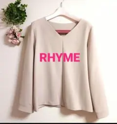 【値下げ】RHYME ライム Vネック 長袖 ブラウスのサムネイル