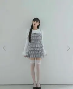 BUBBLES フリルパターンスカパン - メルカリ