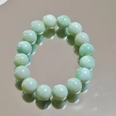 ！極上！神聖！完全別格品！☆糸魚川美麗グリーン翡翠☆ブレスレット 極上！神聖！完全別格品！☆糸魚川美麗グリーン翡翠☆ブレスレット