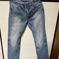 鬼ヒゲ　ドミンゴ　ライトブルーストレートデニムパンツ