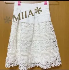 【♡訳あり♡】MIIA レースゴムスカート【写真参照】