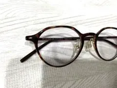 JINS ブラウン ラウンドフレーム メガネ PCメガネ