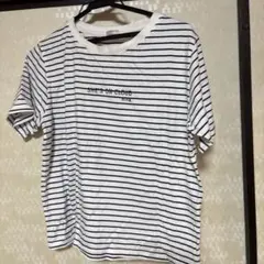 CINEMA CLUB 半袖Tシャツ ボーダー Lのサムネイル