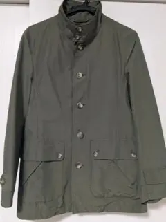 Eddie Bauer エディーバウアー XS カーキ スタンドカラージャケットのサムネイル