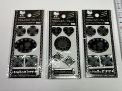 日本限定/1999年】ハローキティ クロムシルバー プレート ステッカー