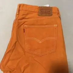 Levi's 501 オレンジデニムパンツ