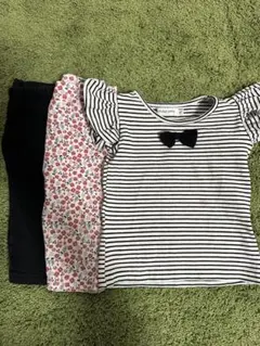 baby party ストライプTシャツ 70