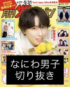 なにわ男子】月刊ザテレビジョン 2026年4月号 切り抜き - メルカリ
