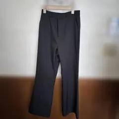 ブラック スラックス パンツ シンプル