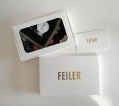 FEILER 花柄タオルハンカチ ボックス付き