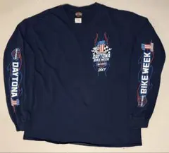HARLEY DAVIDSON ロンt 袖プリント　XL