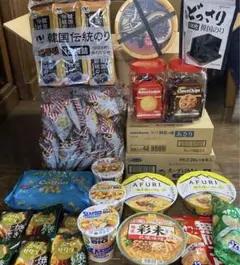 最終価格‼️ カップ麺 菓子 詰め合わせ 麦チョコ入✖︎ではありません。のサムネイル