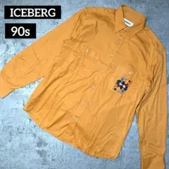 ICEBERG アイスバーグ 長袖シャツ 90s ディズニー ジミニー ピノキオのサムネイル