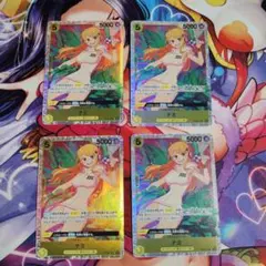 ワンピースカードゲーム　ナミ　OP08-106　4枚セット