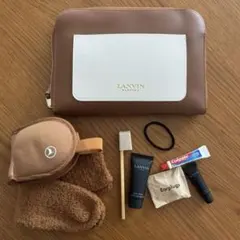 【新品】トルコ航空 ビジネスクラス アメニティポーチ LANVIN 女性用