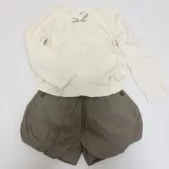 BeBe Noeil キッズ 長袖Tシャツ、A can Bパンツ120cm