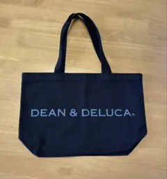 DEAN & DELUCA 黒トートバッグ　 ショッピングバック　Lサイズ