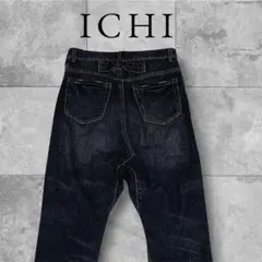 ICHI シンチバック　デニムパンツ　サルエルジーンズのサムネイル