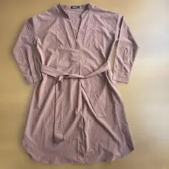 【美品】授乳服ANGELIEBEシャツワンピース 長袖のサムネイル