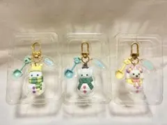 ダッフィー＆フレンズ　シークレットオブスノーウィーデイ　雪だるま　チャーム