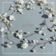 新品　ウェディング　髪飾り　ヘッドドレス　フォトウェディング　前撮り