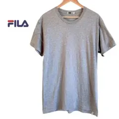FILA フィラ メンズ Tシャツ ロゴ ライトグレー XL