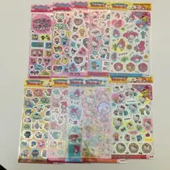 新品未開封　サンリオキャラクターズ　キラッとシール　10枚セット