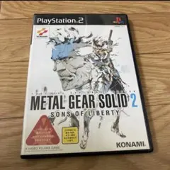 ps2 ソフト　メタルギアソリッド2 サンズ・オブ・リバティ　動作未確認　中古品