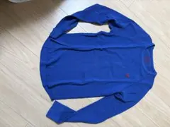 長袖カットソー 青色のサムネイル