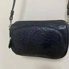 オーストリッチ本革 ショルダーバック