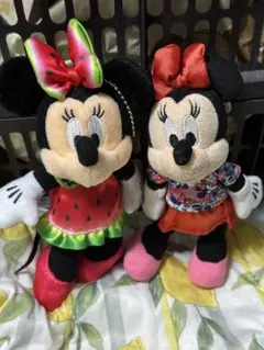 ミニー ぬいぐるみバッジ セット