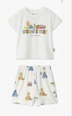 新品！ジェラートピケ × セサミストリート　パジャマ上下セット　80cmのサムネイル