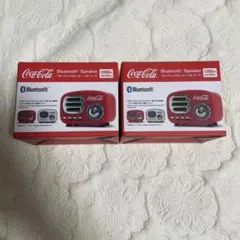 【匿名配送】2点　赤白　DAISO Bluetoothスピーカー コカ・コーラのサムネイル