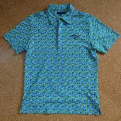 Callaway キャロウェイフラワーパターン ポロシャツ LL