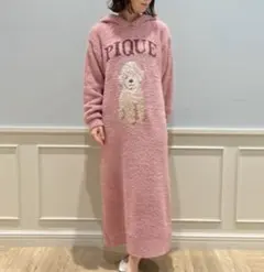 トイプードルジャガードワンピース