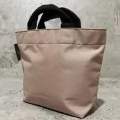 良品 希少 エルベシャプリエ ハンドバッグ ナイロン 351N ピンク 茶