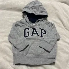 GAP フード付き　トレーナー　パーカー　グレー　80cm