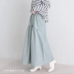 fredy emue 花柄ふくれジャガードギャザースカート ミント Mサイズ相当のサムネイル