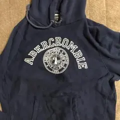 アバクロ パーカー LARGE ネイビー