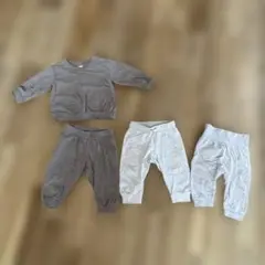 H&M ベビー スウェットパンツ 68サイズ 上下セット　おまけ付き★